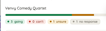 Screenshot of the team availability count from the event Quick Look.